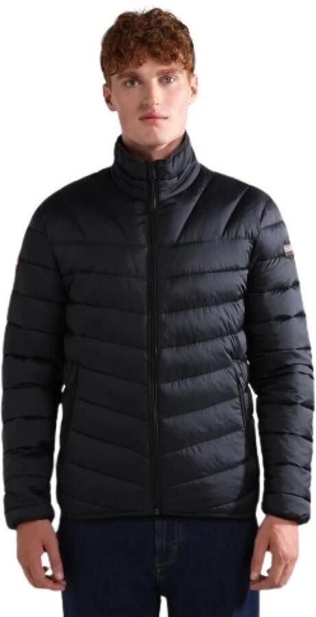 Napapijri Gewatteerd regular fit jack met opstaande kraag model 'Aerons' - Foto 5