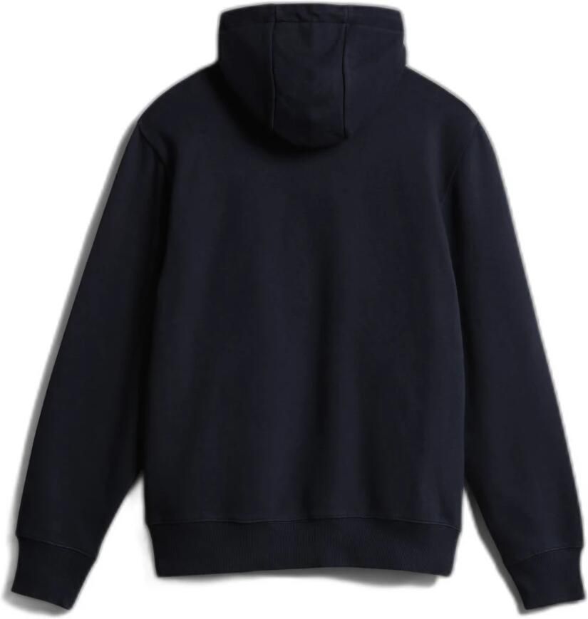 Napapijri Blauw Katoenen Hoodie met Contrasterende Details Blue Heren - Foto 4