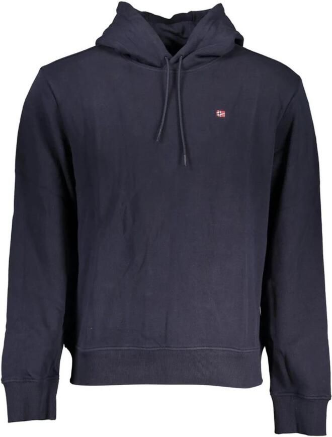 Napapijri Blauwe katoenen hoodie voor mannen Blue Heren - Foto 2