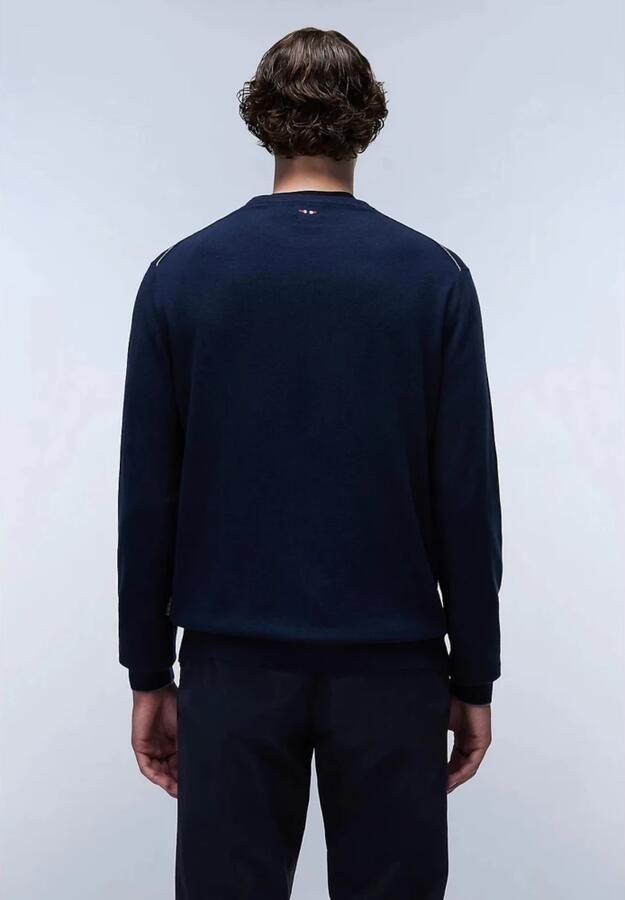 Napapijri Polo Shirts Halve Knoopsluiting Geborduurd Logo Casual Stijl Blue Heren - Foto 5