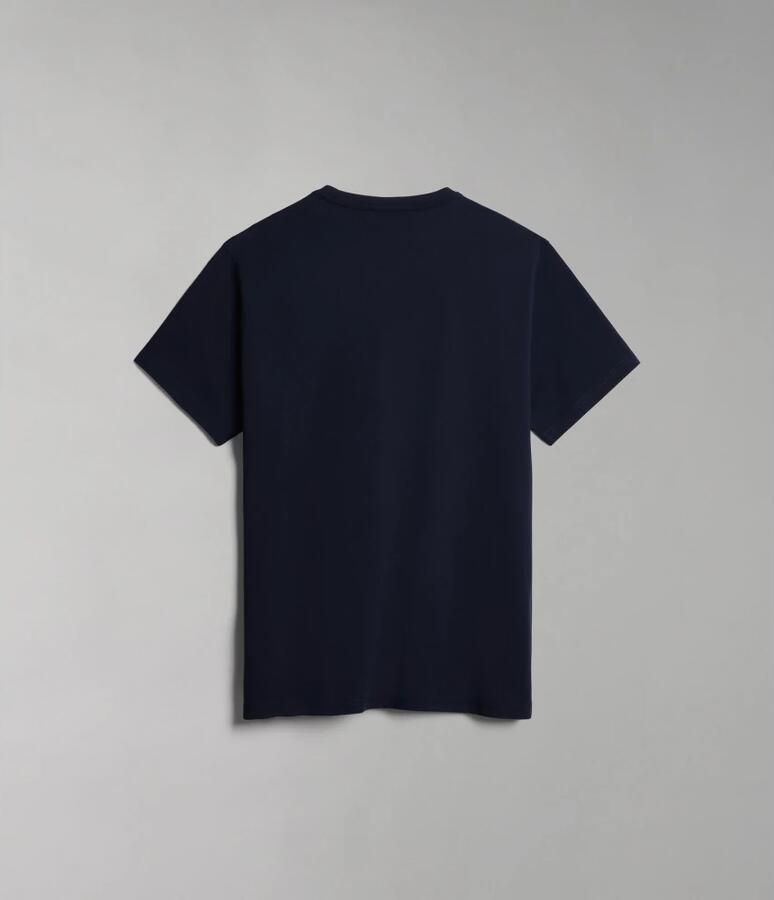 Napapijri Blauw T-shirt met logo borduursel voor heren Blue Heren - Foto 2