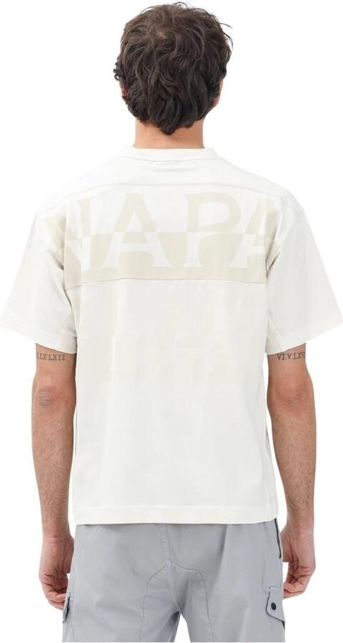 Napapijri Outdoor Heritage T-shirt Wit Heren White Heren - Foto 2