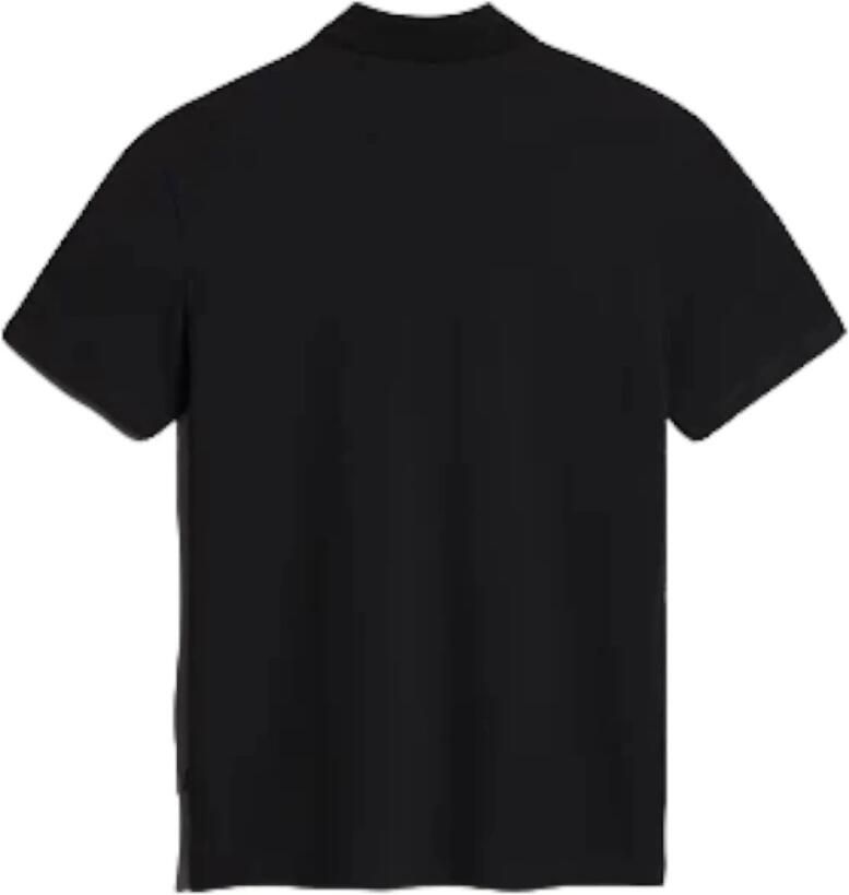Napapijri Zwart Katoenen Polo Shirt met Borduursel Black Heren - Foto 2