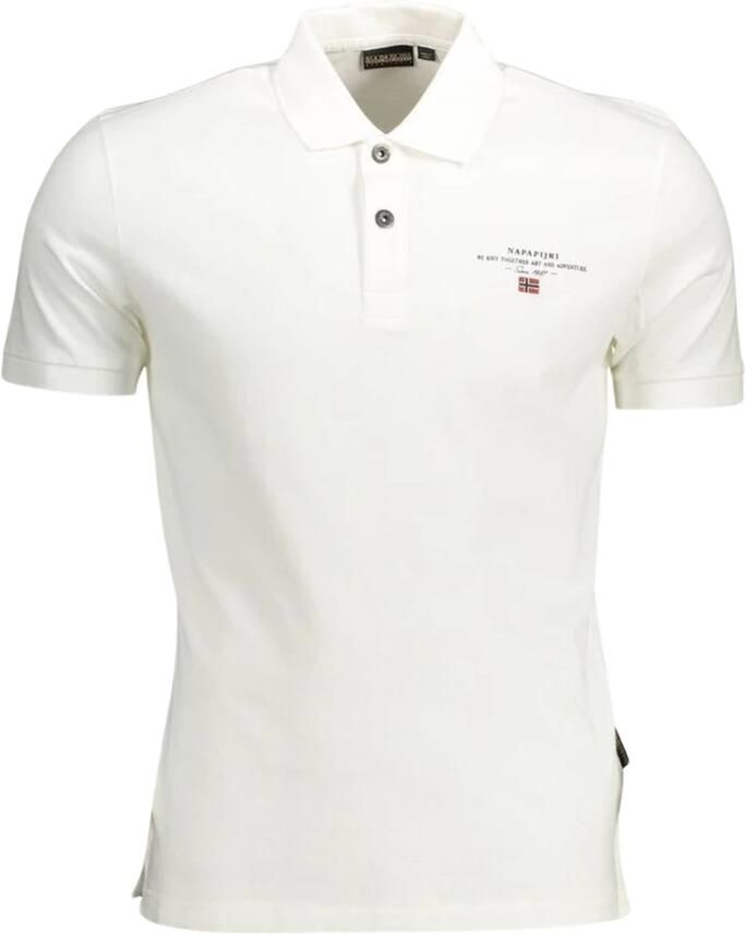 Napapijri Regular fit poloshirt met labelstitching model 'elbas'