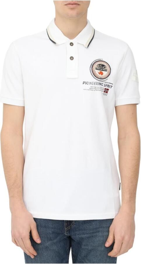 Napapijri Poloshirt van piqué model 'Gandy' - Foto 5