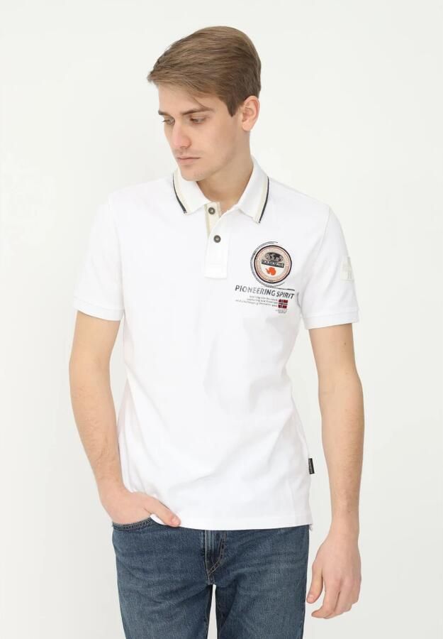 Napapijri Poloshirt van piqué model 'Gandy' - Foto 2