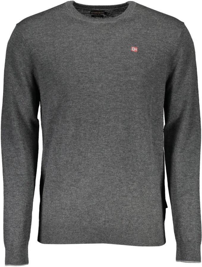 Napapijri Shirt met lange mouwen en labelstitching model 'DAMAVAND' - Foto 5