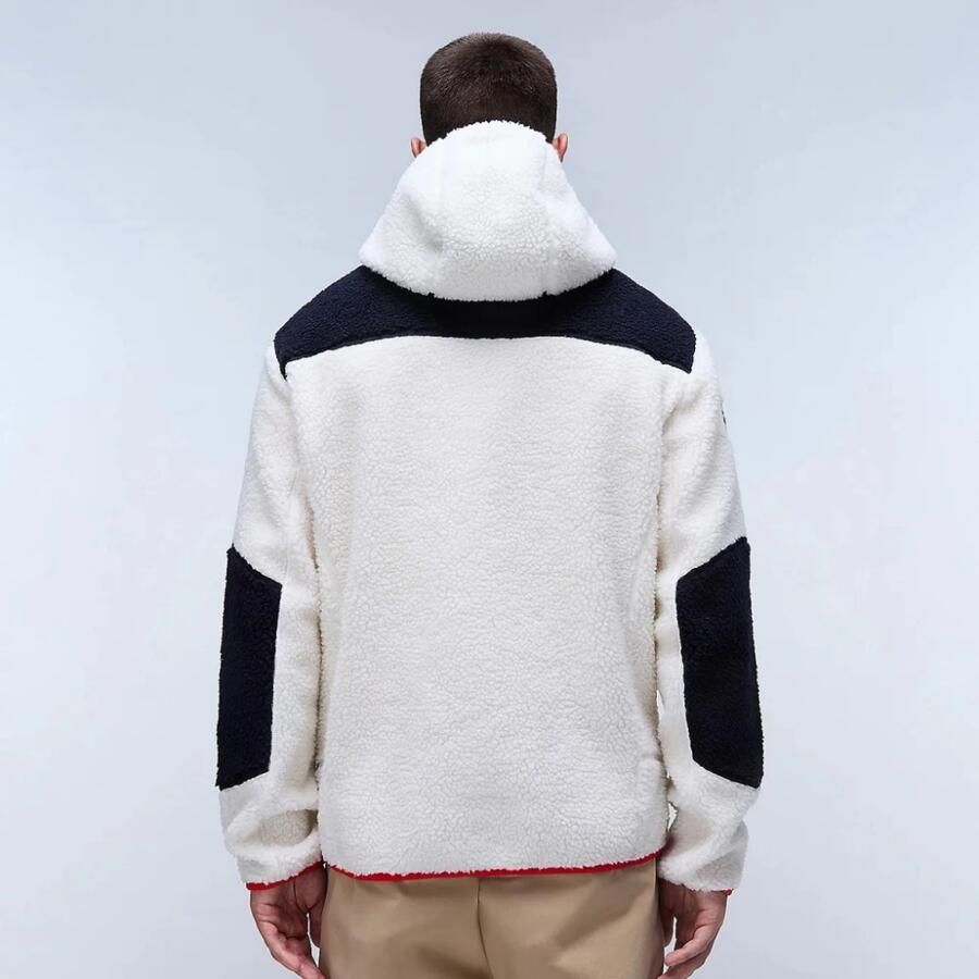 Napapijri Pluchen jack YUPIK met contrastkleurige details