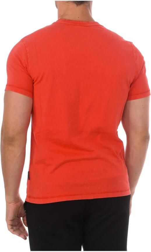 Napapijri Korte mouwen T-shirt in groen Korte Mouw T-Shirt Red Blue Heren - Foto 2