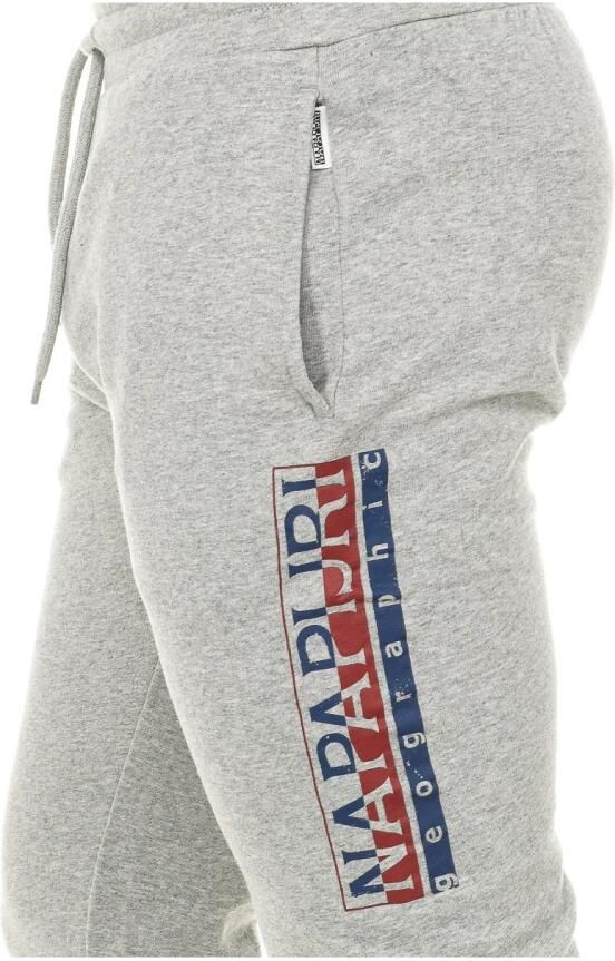 Napapijri Sportieve Grijze Katoenen Broek Gray Heren
