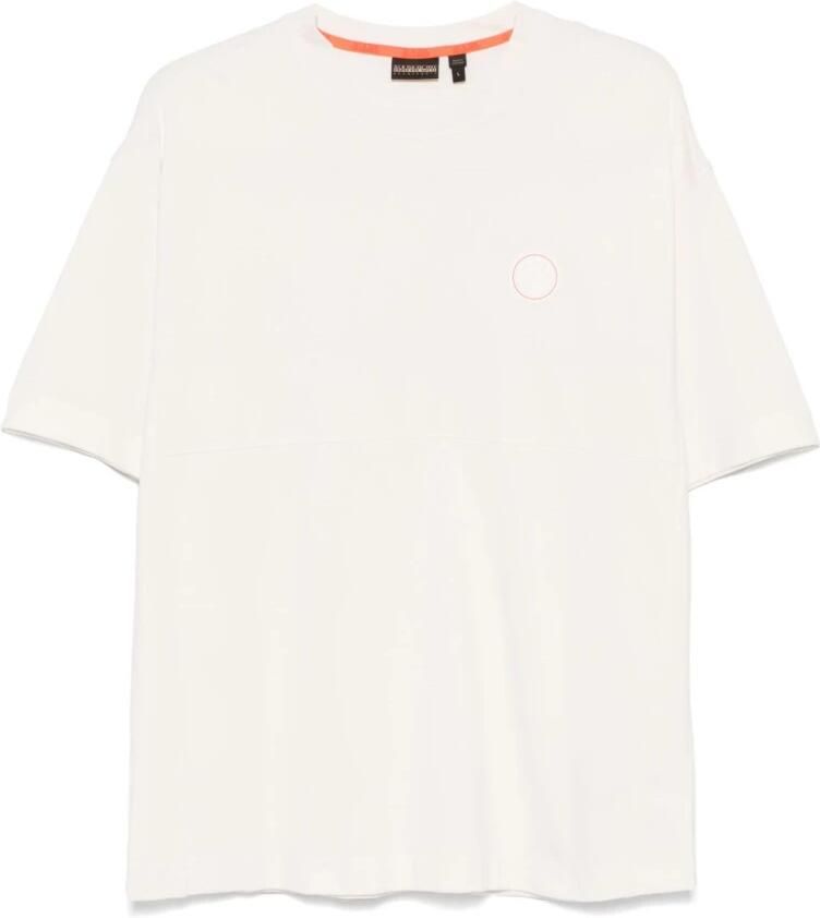 Napapijri Outdoor Heritage T-shirt Wit Heren White Heren - Foto 4