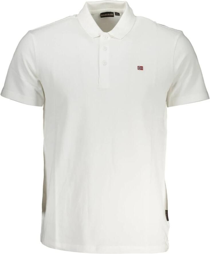 Napapijri Slim fit poloshirt met logostitching model 'EAlIS'
