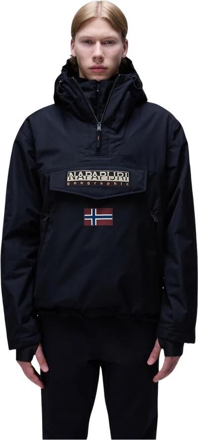 Napapijri Zwarte Polyesterjas Herfst Winter Collectie Black Heren - Foto 10