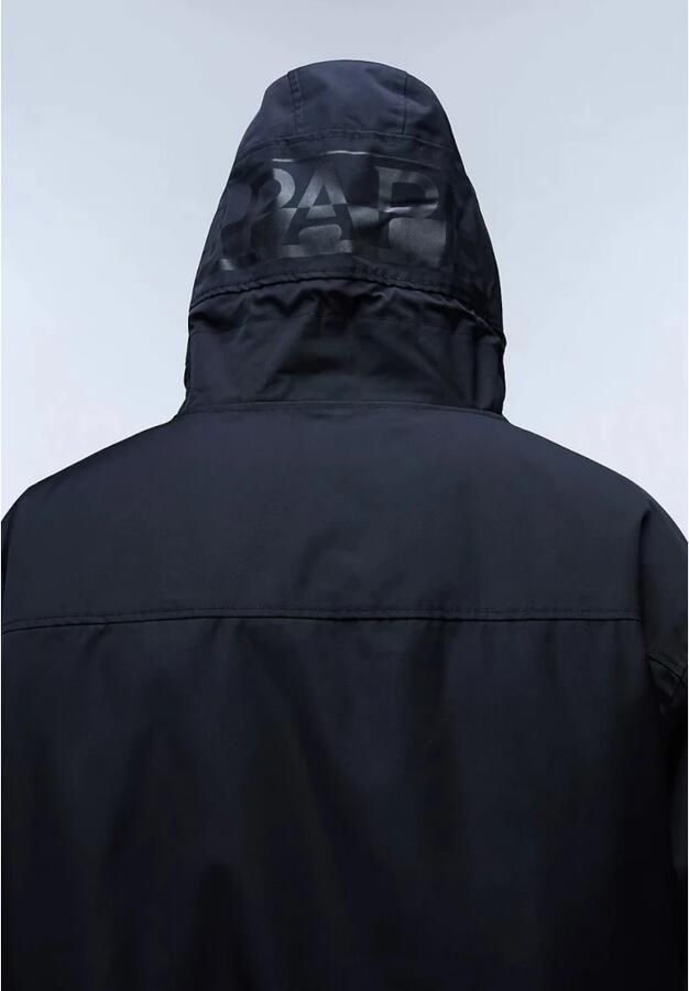 Napapijri Zwarte Polyesterjas Herfst Winter Collectie Black Heren - Foto 2