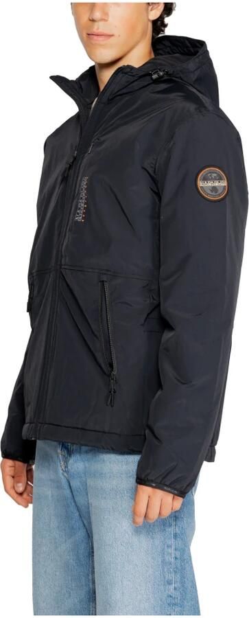 Napapijri Zwarte Lichtgewicht Polyamide Jas Heren Collectie Black Heren - Foto 2