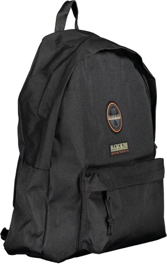 Napapijri Zwarte Canvas Nylon Rugzak met Laptopvak Black Unisex - Foto 3