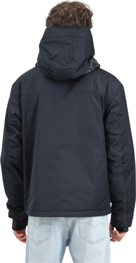 Napapijri Zwarte Polyesterjas Herfst Winter Collectie Black Heren - Foto 8