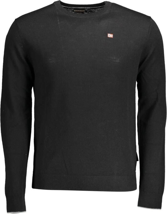 Napapijri Shirt met lange mouwen en labelstitching model 'DAMAVAND'