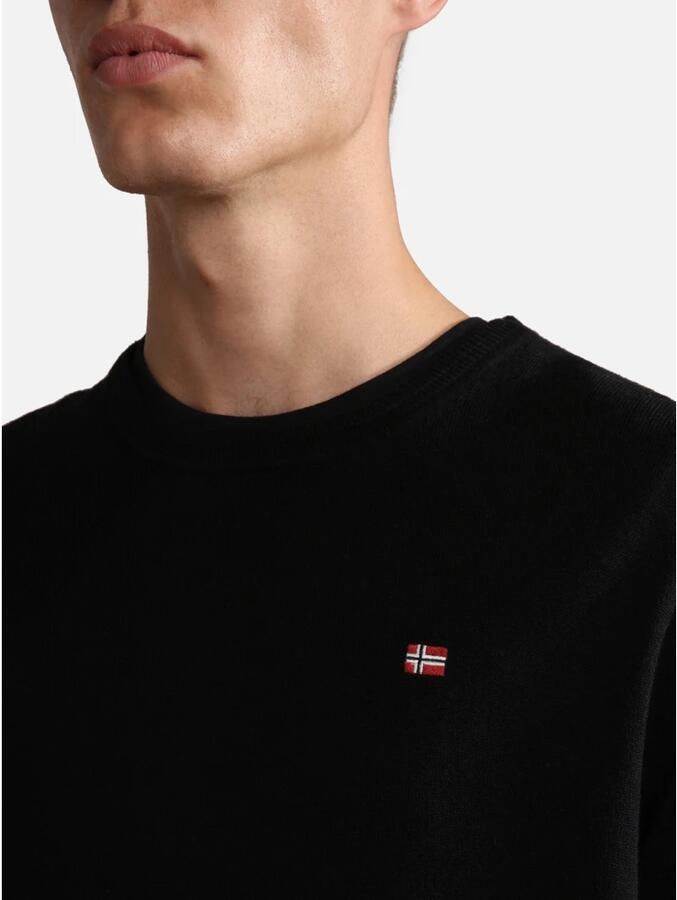 Napapijri Shirt met lange mouwen en labelstitching model 'DAMAVAND' - Foto 2