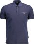 Napapijri Blauw Katoenen Poloshirt met Korte Mouwen Blue Heren - Thumbnail 1