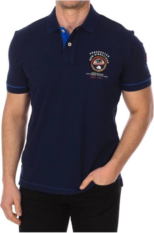 Napapijri Poloshirt Blauw Heren