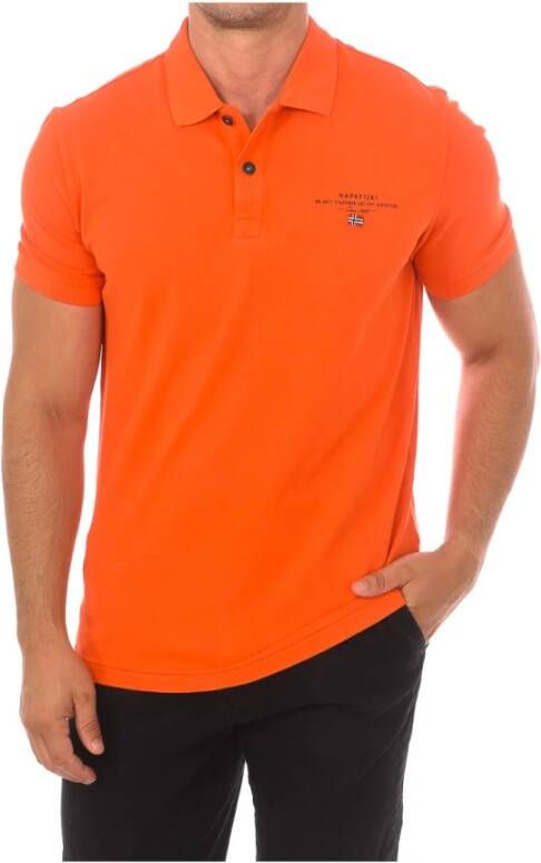Napapijri Poloshirt Oranje Heren