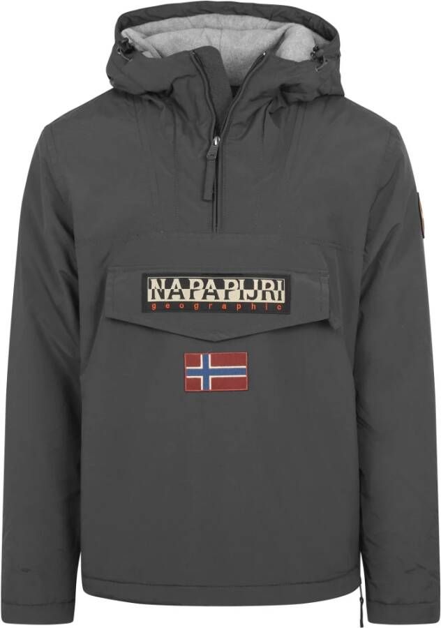 Napapijri Comfortabel Katoenen Sweatshirt voor Heren Gray Heren - Foto 4
