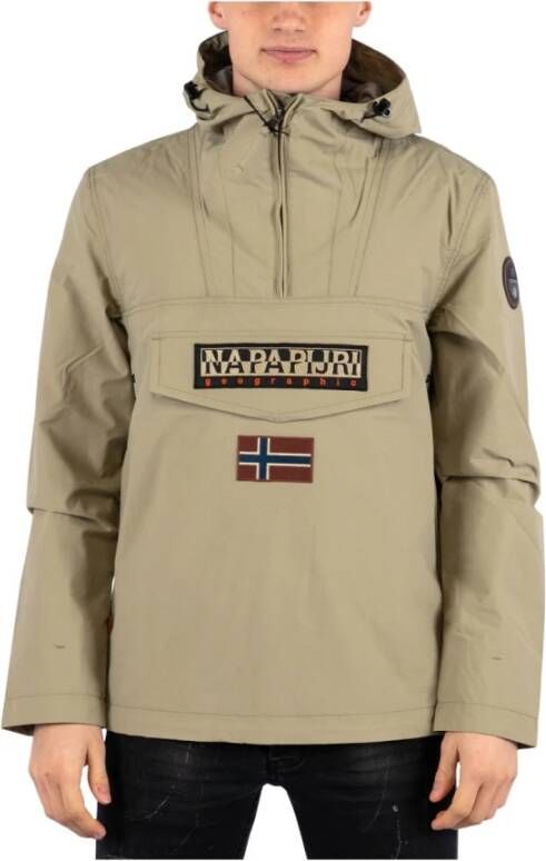 Napapijri Regenwoudjack Beige Heren
