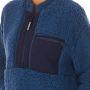 Napapijri Marineblauwe Fleece Sweatshirt met Rits Blue Dames - Thumbnail 1