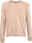 Napapijri Beige trui met lange mouwen en ronde hals Beige Heren - Thumbnail 1