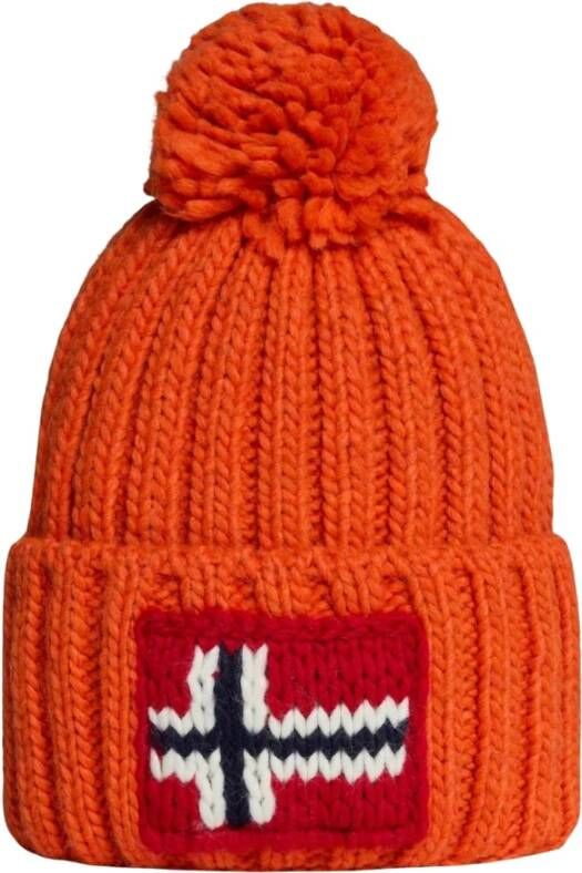Napapijri Semiury 5 Gebreide Muts Oranje Heren
