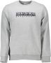 Napapijri Grijs stijlvol sweatshirt met elegant borduurwerk Gray Heren - Thumbnail 1