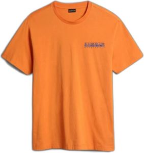 Napapijri T-shirt Bolivar Oranje Heren