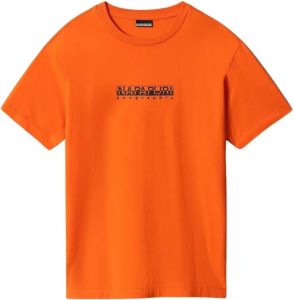 Napapijri T-shirt S-box Oranje Heren