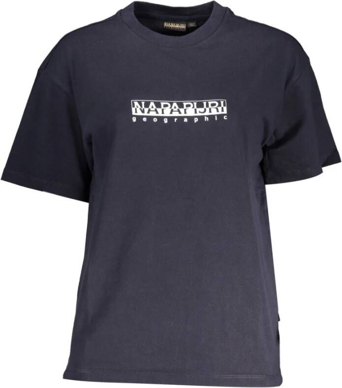 Napapijri T-Shirts Blauw Dames