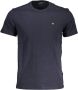 Napapijri Blauw T-shirt met logo borduursel voor heren Blue Heren - Thumbnail 1