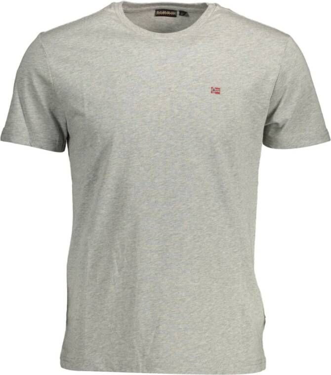 Napapijri T-Shirts Grijs Heren