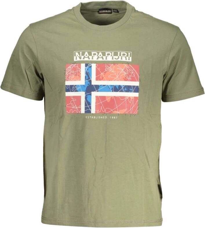 Napapijri T-shirt met logoprint model 'GUIRO'