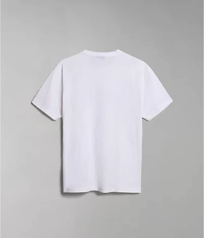 Napapijri T-shirt met labelprint model 'PAJAS'