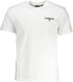 Napapijri Bedrukt Logo Biologisch Katoen T-shirt White Heren - Thumbnail 1