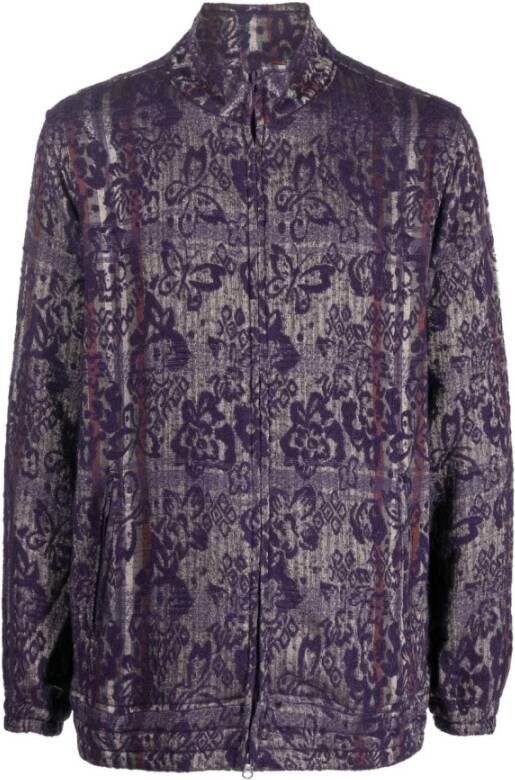 Needles Casual Shirts Paars Heren