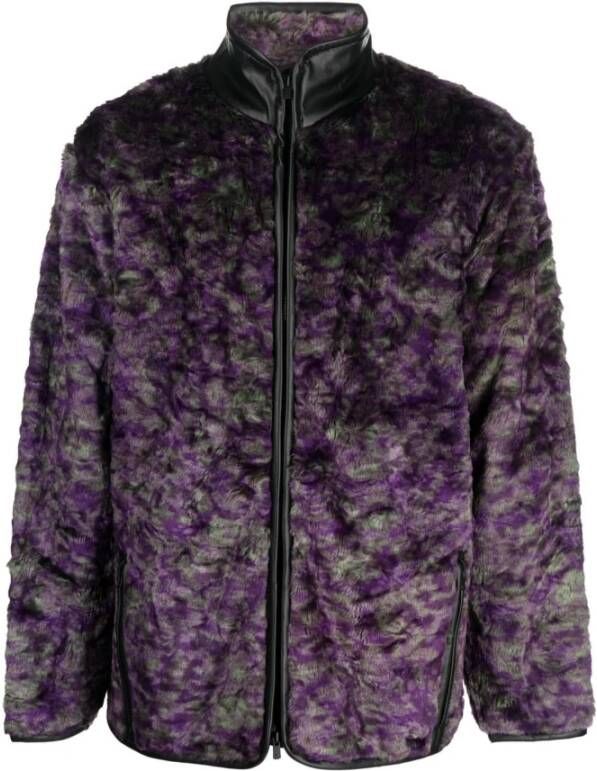 Needles Faux Fur & Shearling Jackets Paars Heren