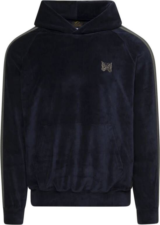 Needles Hoodies Blauw Heren