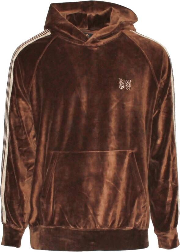 Needles Hoodies Brown Heren