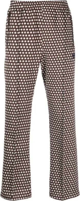 Needles Straight Trousers Bruin Heren