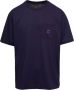 Needles T-Shirts Purple Heren - Thumbnail 1