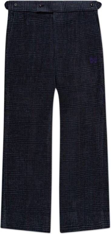 Needles Wide Trousers Blauw Heren