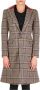 Neil Barrett Geruite Patroon Knoopsluiting Jas Multicolor Dames - Thumbnail 1