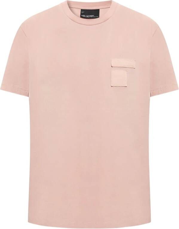 Neil Barrett Katoenen T-shirt Roze Heren
