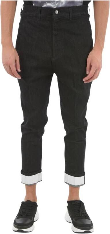Neil Barrett Men's Regular Fit Jeans Zwart Heren